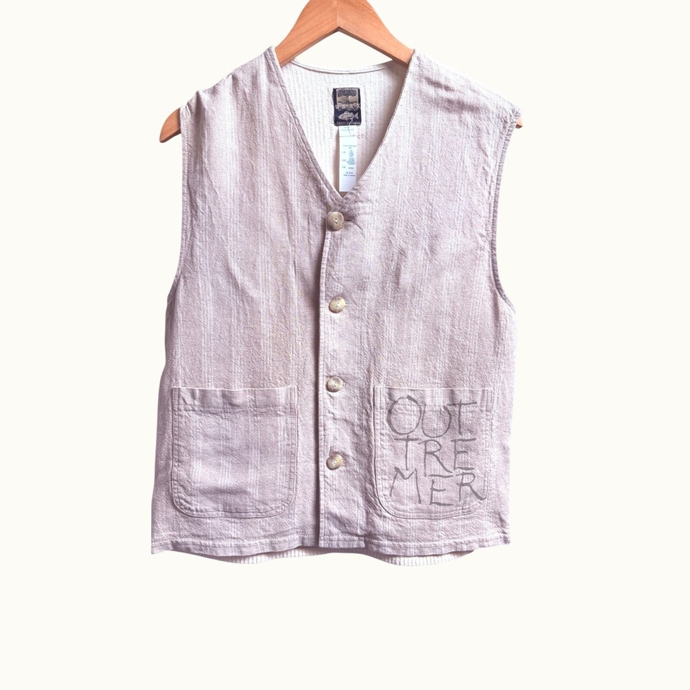 Outremer Ubak Nature Generation Vest Made in France Striped  L Earthy Artsy